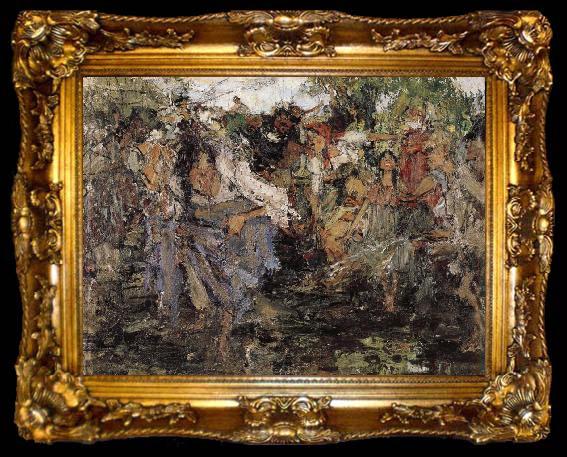 framed  Nikolay Fechin Swash, ta009-2